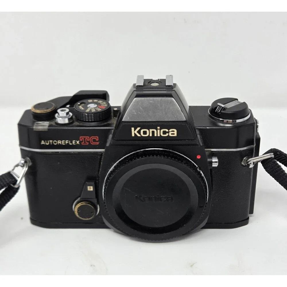 Konica Autoreflex TC 35mm Film Camera Body AR Mount Vintage Japan